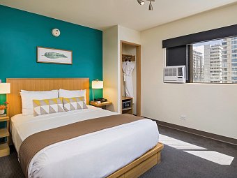 Vive Hotel Waikiki - Wohnbeispiel Cosmopolitan Queen (Zimmercodierungen UB1 & UP1)