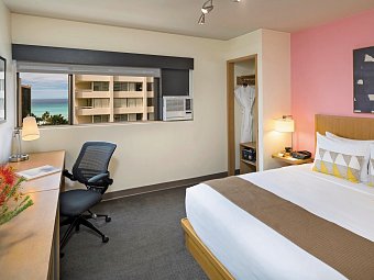 Vive Hotel Waikiki - Wohnbeispiel Cosmopolitan Ocean View Queen (Zimmercodierung UBM)