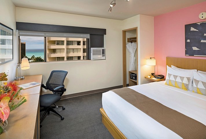 Vive Hotel Waikiki - Wohnbeispiel Cosmopolitan Ocean View Queen (Zimmercodierung UBM)