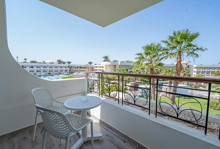 JAZ Palmariva Beach - Wohnbeispiel Doppelzimmer Deluxe Gartenblick (Zimmercodierung DDG)