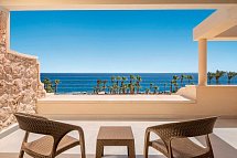 Pickalbatros Citadel Resort - Beispiel Balkon Doppelzimmer Deluxe Meerblick (Zimmercodierungen DDM & DC1)