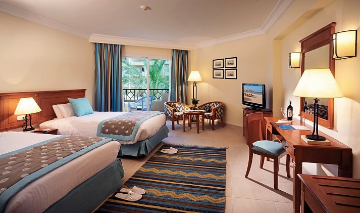Amwaj Beach Club Abu Soma - Wohnbeispiel Doppelzimmer Standard (Zimmercodierungen DGP, DCP, DGN, DCN, DGM & DCM)