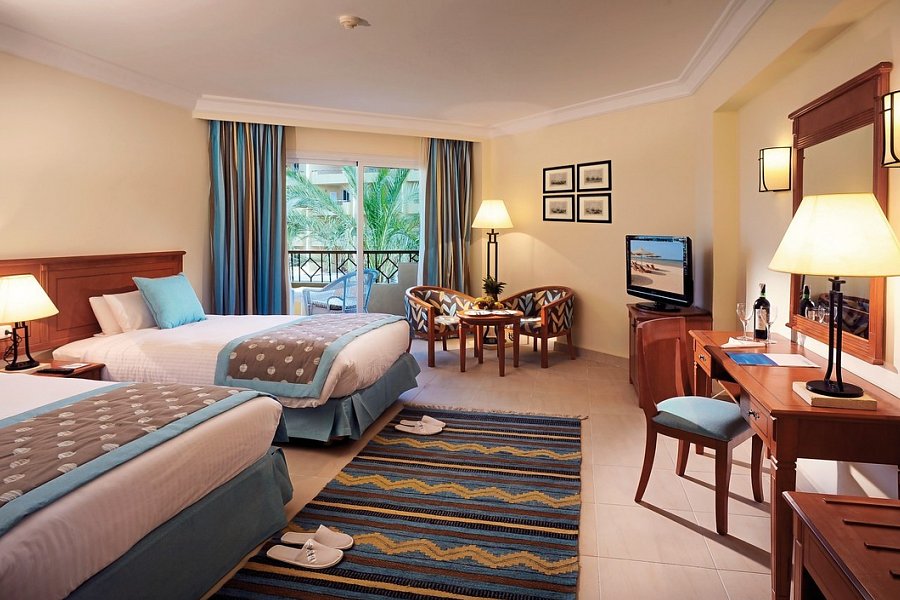Amwaj Beach Club Abu Soma - Wohnbeispiel Doppelzimmer Standard (Zimmercodierungen DGP, DCP, DGN, DCN, DGM & DCM)