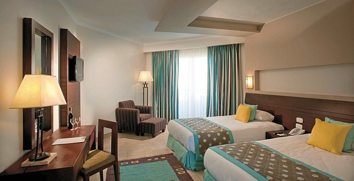 Amwaj Beach Club Abu Soma - Wohnbeispiel Doppelzimmer Deluxe Meerblick (Zimmercodierungen UDM, DC2 & DDM)