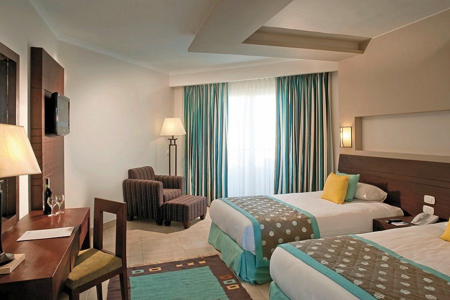 Amwaj Beach Club Abu Soma - Wohnbeispiel Doppelzimmer Deluxe Meerblick (Zimmercodierungen UDM, DC2 & DDM)