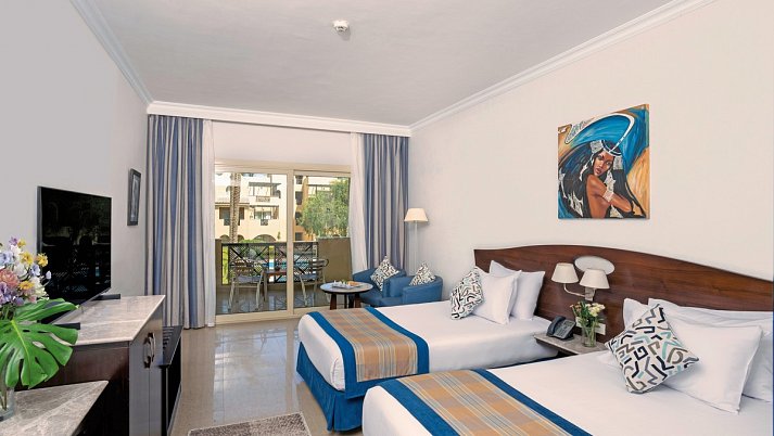 Stella Gardens Resort & Spa - Wohnbeispiel Doppelzimmer (Zimmercodierungen D6G, DCG, D3P & DCP)