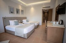 SUNRISE Aqua Joy Resort - Wohnbeispiel Doppelzimmer seitl. Meerblick/Meerblick (Zimmercodierungen D1N, D1M, DGN, DGM, DCM & DCC)