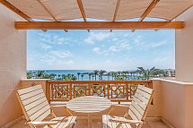 Continental Hotel Hurghada - Beispiel Balkon Doppelzimmer Standard Meerblick (Zimmercodierungen DGM & DCM)