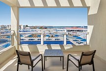 Albatros Makadi Resort - Balkon Doppelzimmer Deluxe Meerblick (Zimmercodierungen DDM & DCM)