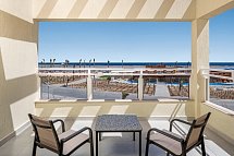 Albatros Makadi Resort - Balkon Doppelzimmer Deluxe Beachfront (Zimmercodierungen DD4 & DC1)