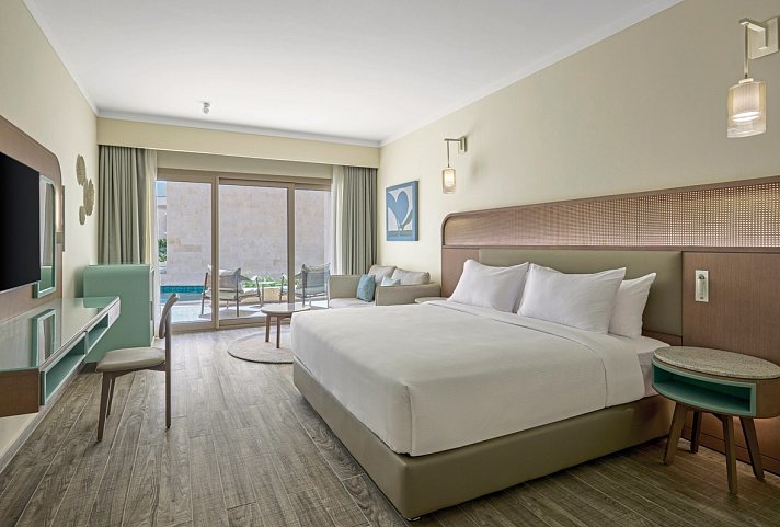 Double Tree by Hilton Mangroovy El Gouna Resort - Wohnbeispiel Doppelzimmer Superior Plunge Pool Zugang (Zimmercodierung DS3)
