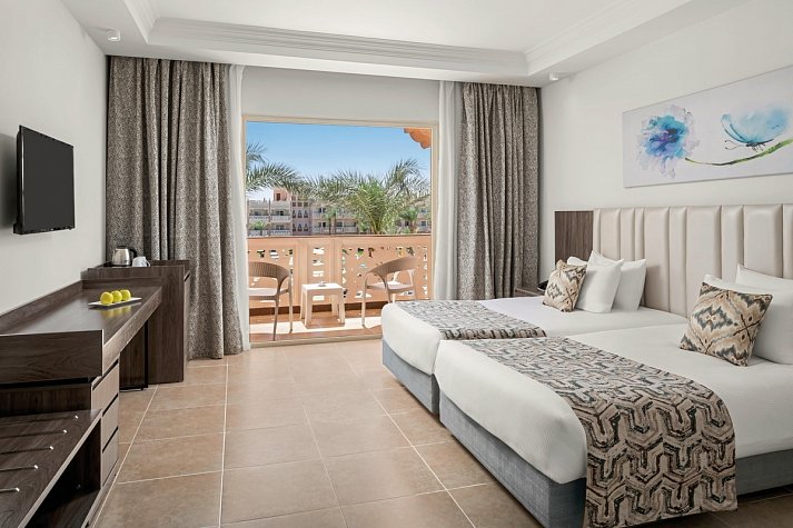 Pickalbatros Palace Resort - Wohnbeispiel Doppelzimmer Familie Poolblick (Zimmercodierung DI2)