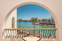 Arabia Azur Resort - Beispiel Balkon Doppelzimmer Superior Seeblick (Zimmercodierungen DSI & DCI)