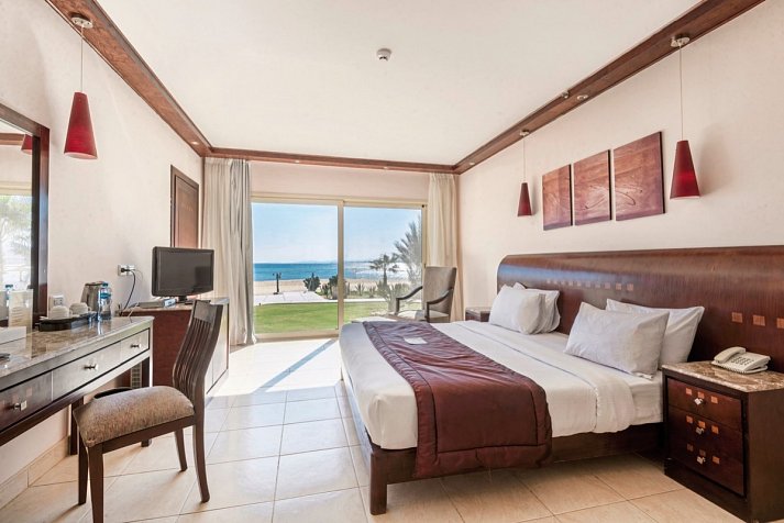 Shams Prestige Abu Soma - Wohnbeispiel Doppelzimmer Superior Meerblick (Zimmercodierungen D7M & DSM)