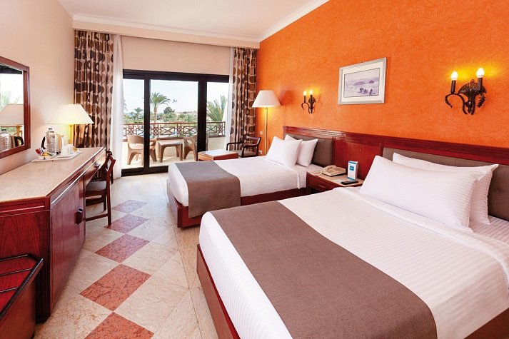 Pharaoh Azur Resort - Wohnbeispiel Doppelzimmer Standard Poolblick (Zimmercodierungen DGP & DCP)