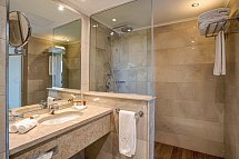 Cleopatra Luxury Beach Resort Makadi Bay - Beispiel Bad Doppelzimmer Premium (Zimmercodierungen DSO, DB1, UDM, DMG, DMM & DMO)