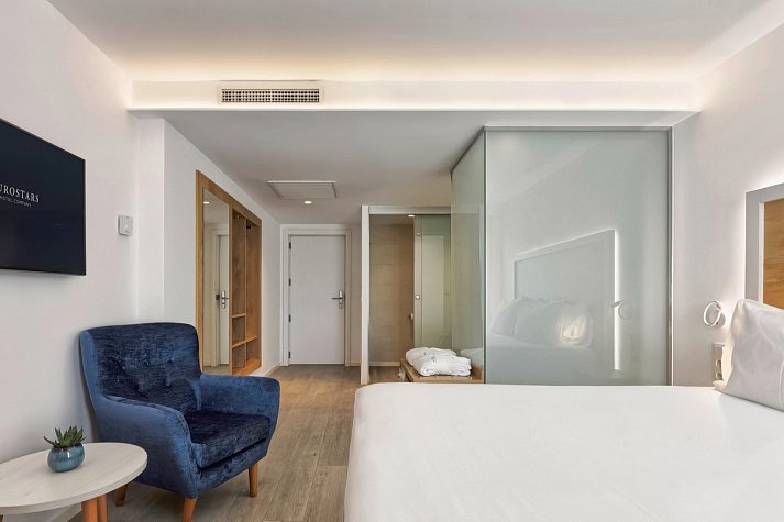 Eurostars Puerto de Ibiza - Wohnbeispiel Doppelzimmer Deluxe (Zimmercodierungen DD1 & DD2)
