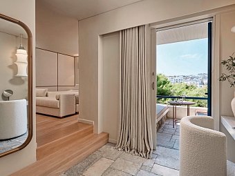 Mykonos Theoxenia - Wohnbeispiel Suite Deluxe Gartenblick (Zimmercodierung WDG)