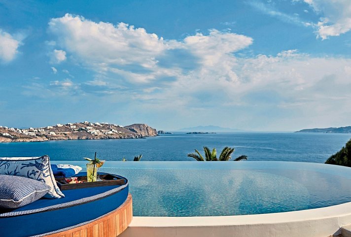 Katikies Mykonos - Upper Deck Lounge