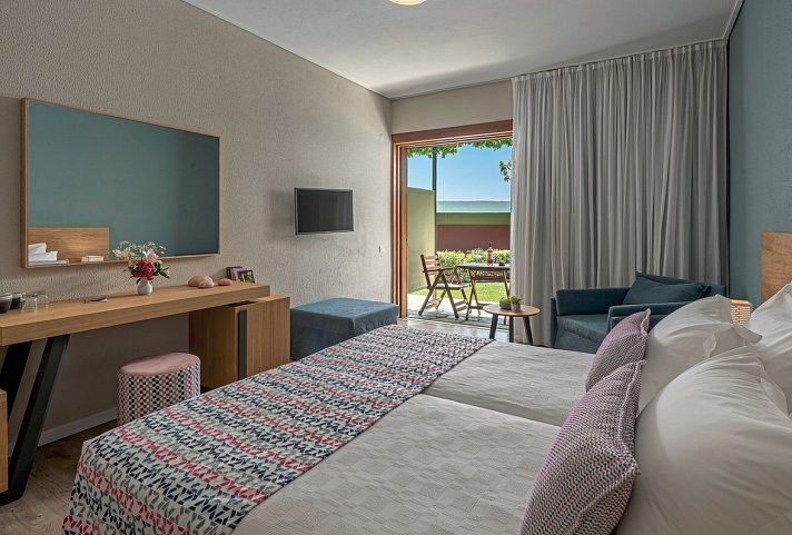 Skiathos Palace - Wohnbeispiel Doppelzimmer Gartenblick (Zimmercodierung D1G)