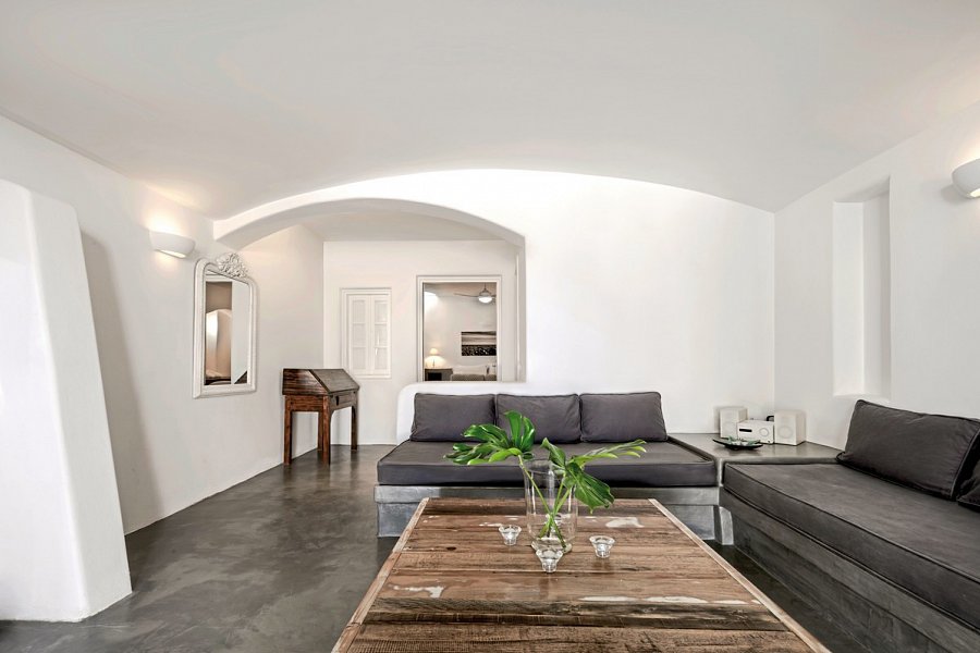 Anema Luxury Suites and Villas - Wohnbeispiel Vorias Suite mit Meerblick (Zimmercodierung W1M)