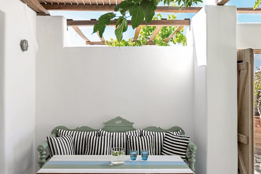 Anema Luxury Suites and Villas - Wohnbeispiel Vorias Suite mit Meerblick (Zimmercodierung W1M)