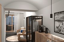 Radisson Blu Zaffron - Wohnbeispiel Juniorsuite Land- oder Poolblick (Zimmercodierung JB1)