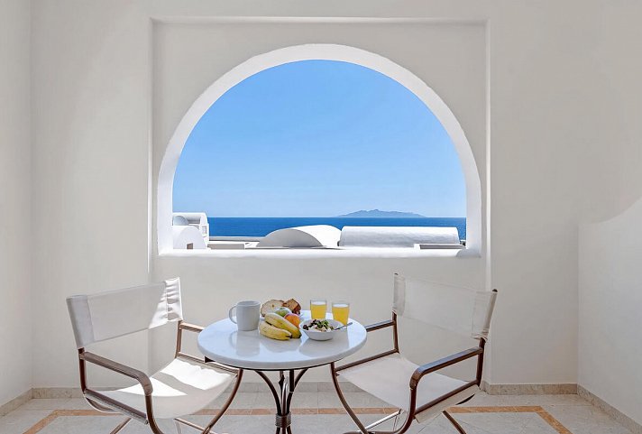 Epavlis Hotel & Spa - Wohnbeispiel Doppelzimmer Superior Meerblick (Zimmercodierung DSM)