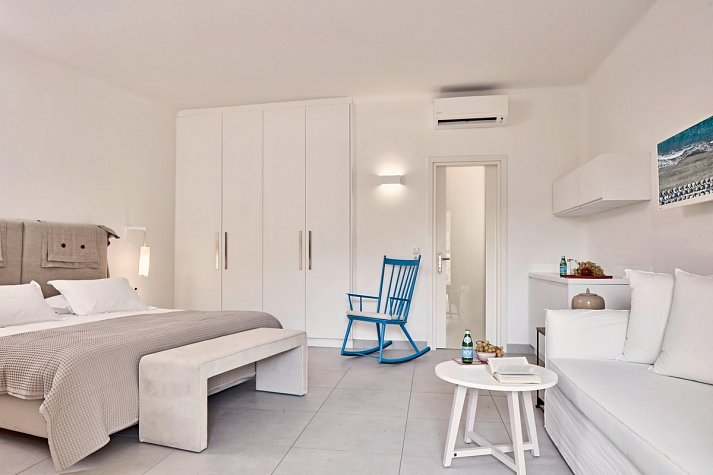 Santo MiraMare Resort - Wohnbeispiel Juniorsuite (Zimmercodierung JB1)