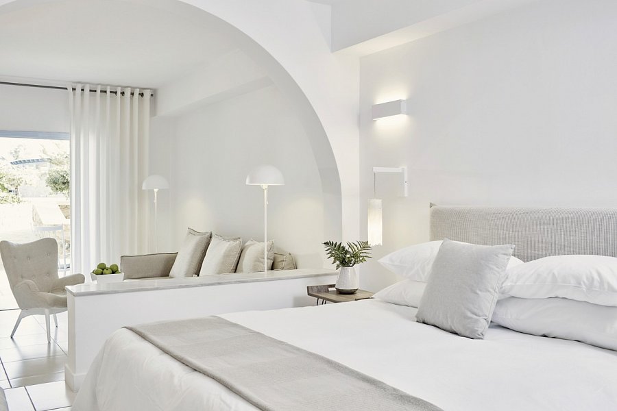 Santo MiraMare Resort - Wohnbeispiel Juniorsuite (Zimmercodierung JB1)