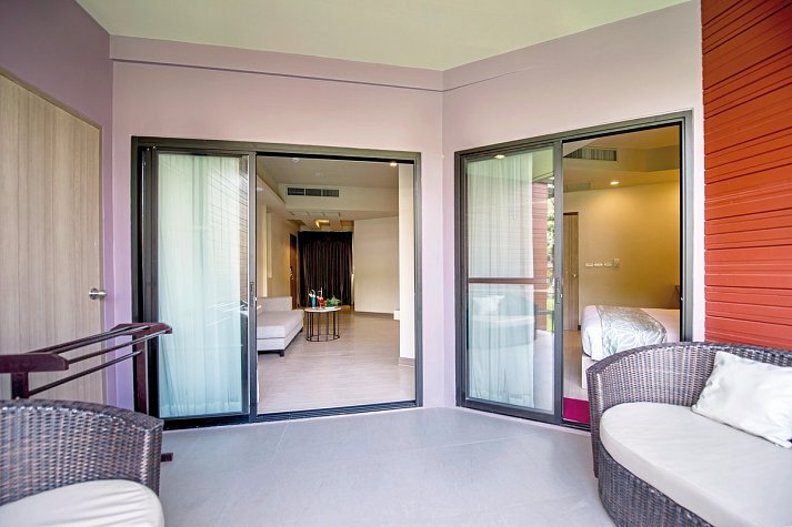 Krabi La Playa Resort - Wohnbeispiel 2 Bedroom Premier Suite (Zimmercodierung WB2)