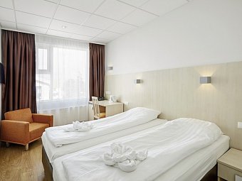Hotel Klettur - Wohnbeispiel Doppelzimmer (Zimmercodierung DB1)