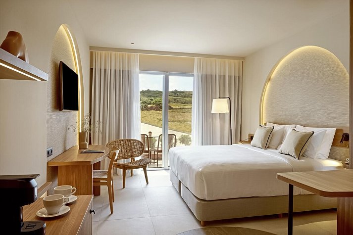 Zeus Kos Beach - Wohnbeispiel Doppelzimmer Deluxe Gartenblick (Zimmercodierung DDG)
