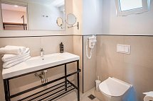 Smy Kos Beach & Splash - Wohnbeispiel Badezimmer Doppelzimmer Gartenblick (Zimmercodierungen D1G & ECG)