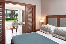 Atlantica Beach Resort Kos - Wohnbeispiel Doppelzimmer Gartenblick Resort Schiebetür (Zimmercodierung D1G)