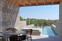 Atlantica Beach Resort Kos - Wohnbeispiel Suite Executive Gartenblick Privatpool Residences (Zimmercodierung WTR)