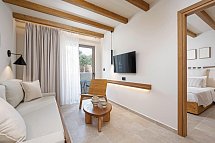Aegean Houses - Wohnbeispiel Appartement 1 Schlafzimmer Privatpool (Zimmercodierung ABR)