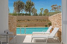Blue Lagoon Ocean - Wohnbeispiel Doppelzimmer Swim-Up Gartenblick (Zimmercodierung DBQ)
