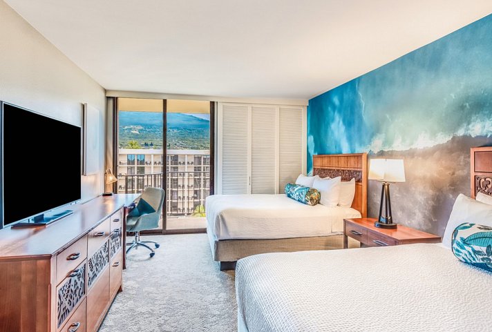 Courtyard King Kamehameha's Kona Beach Hotel - Wohnbeispiel Resort View (Zimmercodierungen UB1, UB2, UB3 & UB4)