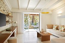 Makryammos Bungalows - Wohnbeispiel Juniorsuite (Zimmercodierung JB1)