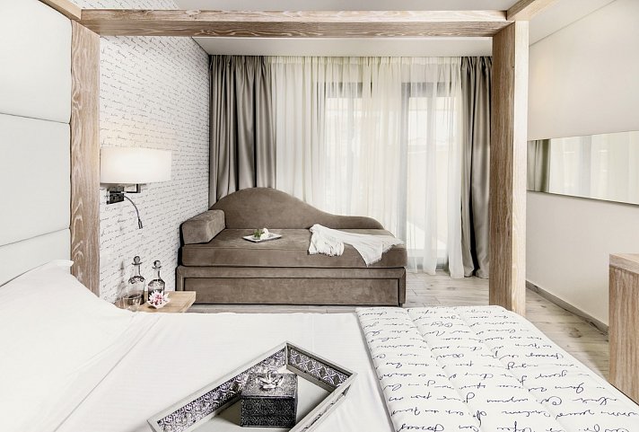 Astir Notos - Wohnbeispiel Doppelzimmer Deluxe Gartenblick (Zimmercodierung DDG)