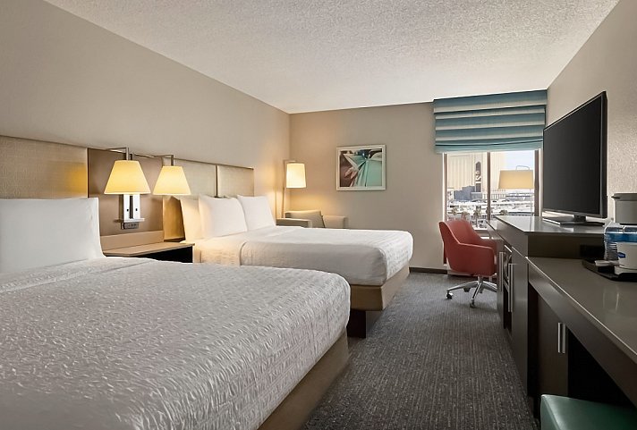 Hampton Inn Tropicana - Wohnbeispiel 2 Queen (Zimmercodierung UG4)