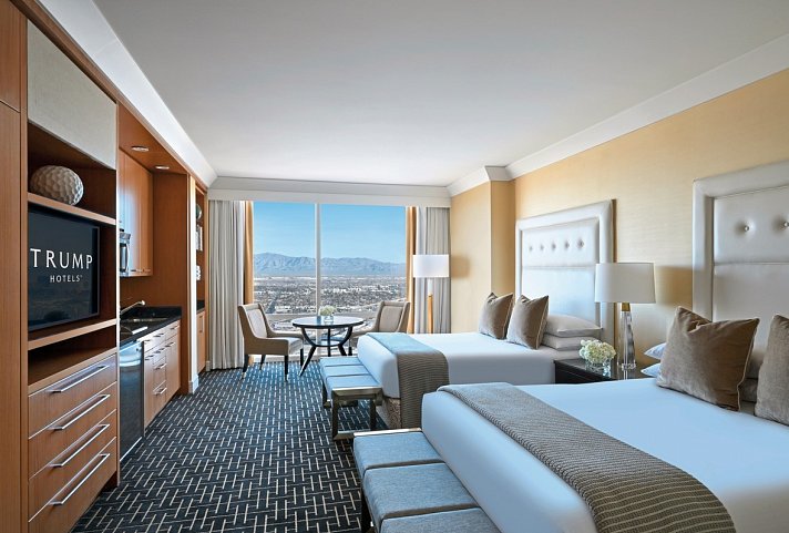 Trump International Hotel Las Vegas - Wohnbeispiel Superior 2 Queen (Zimmercodierung US2)