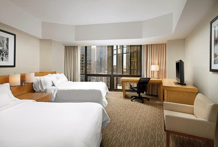 The Westin Bonaventure - Wohnbeispiel Deluxe Room (Zimmercodierung UD1)