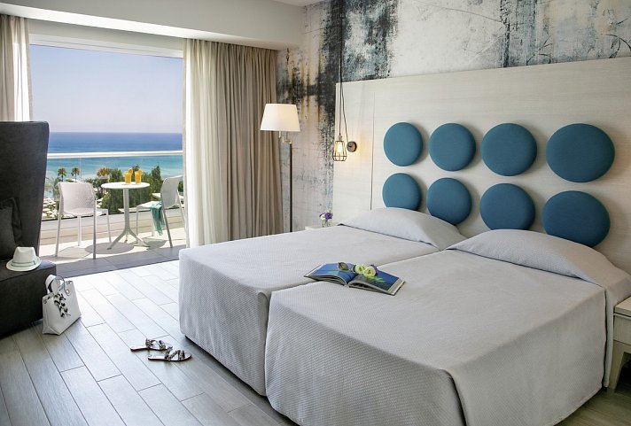 Vangelis Hotel & Suites - Wohnbeispiel Doppelzimmer Deluxe (Zimmercodierungen DD1 & DP1)