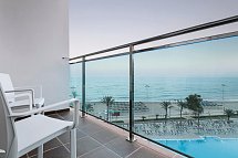 Best Sabinal - Balkon-/Blickbeispiel Doppelzimmer Superior seitl. Meerblick (Zimmercodierung DSN)