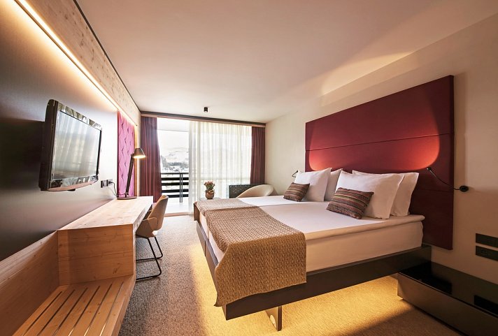Rikli Balance Hotel - Wohnbeispiel Doppelzimmer Seeblick (Zimmercodierung DBI)