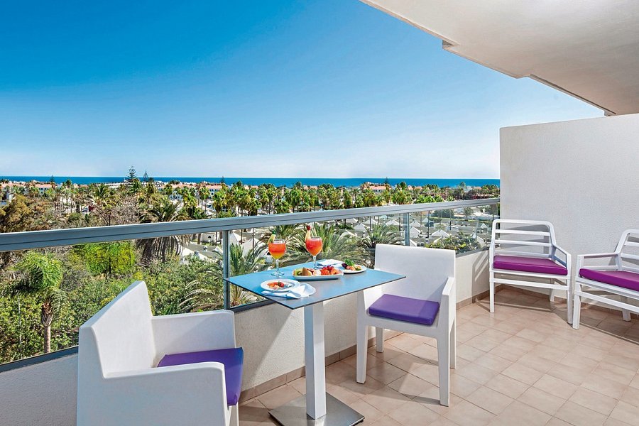 Gran Canaria Princess - Beispiel Terrasse Doppelzimmer Meerblick (Zimmercodierung DBM)