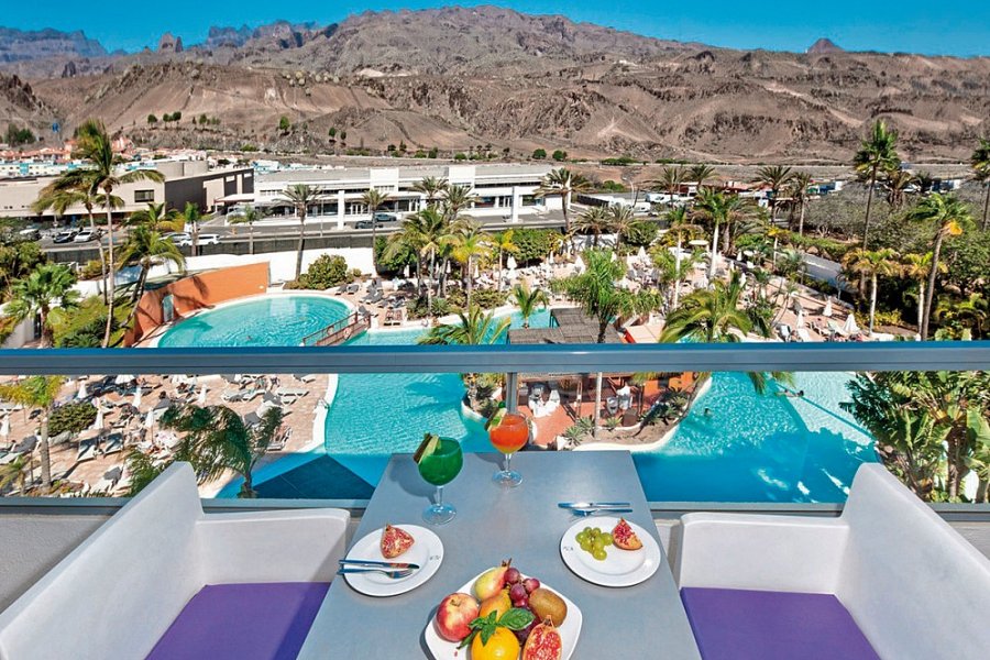 Gran Canaria Princess - Beispiel Terrasse Doppelzimmer (Zimmercodierung DB1)