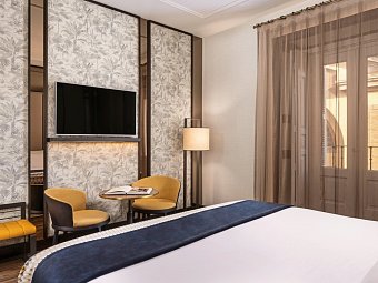 NH Collection Madrid Palacio de Tepa - Wohnbeispiel Doppelzimmer Deluxe (Zimmercodierung DD1)